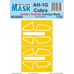 AH-1G Cobra Inside/Outside MASK - Special Hobby 100-M32005