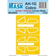 AH-1G Cobra Inside/Outside MASK - Special Hobby 100-M32005
