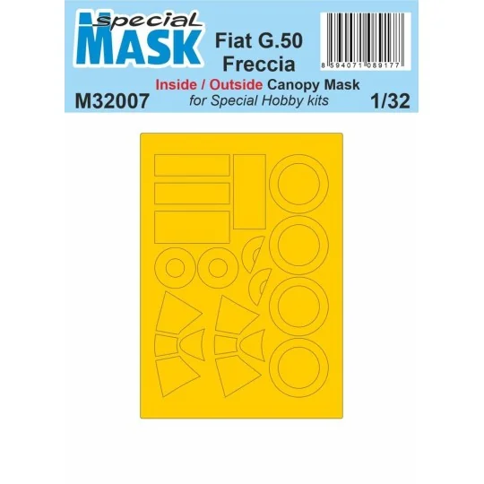 Fiat G.50 Freccia MASK, 1/32 - Special Hobby 100-M32007 Fiat G.50 Freccia MASK, 1/32 - Special Hobby 100-M32007