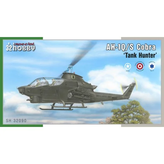 AH-1Q/S Cobra ‘Tank Hunter’, 1/32 - Special Hobby 100-SH32090 AH-1Q/S Cobra ‘Tank Hunter’, 1/32 - Special Hobby 100-SH32090
