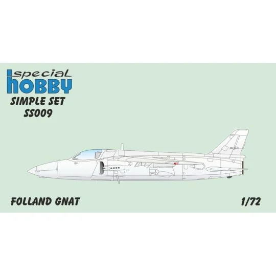 Folland Gnat Simple Set - Special Hobby 100-SS009