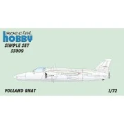 Folland Gnat Simple Set, 1/72 - Special Hobby 100-SS009 Folland Gnat Simple Set, 1/72 - Special Hobby 100-SS009