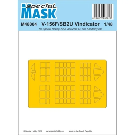 V-156F/SB2U Vindicator MASK, 1/48 - Special Hobby 100-M48004