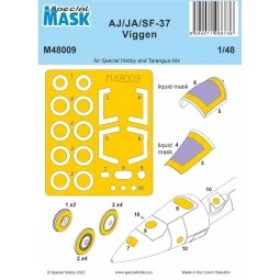 AJ/JA/SF-37 Viggen MASK - Special Hobby 100-M48009