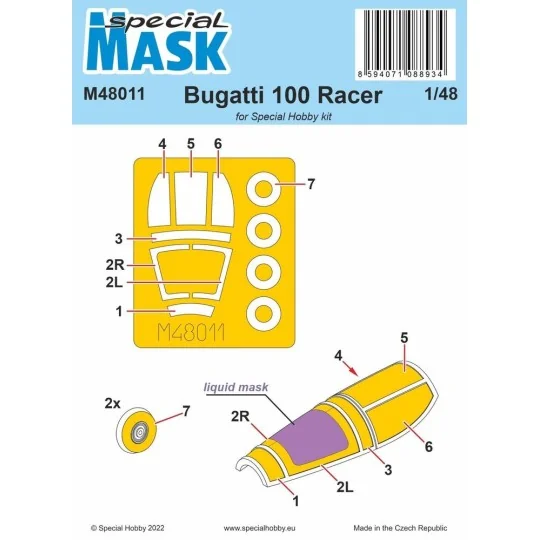Bugatti 100 MASK - Special Hobby 100-M48011