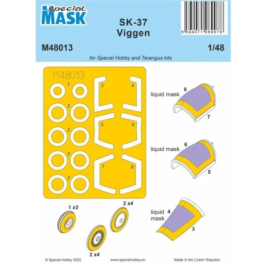 SK-37 Viggen MASK - Special Hobby 100-M48013