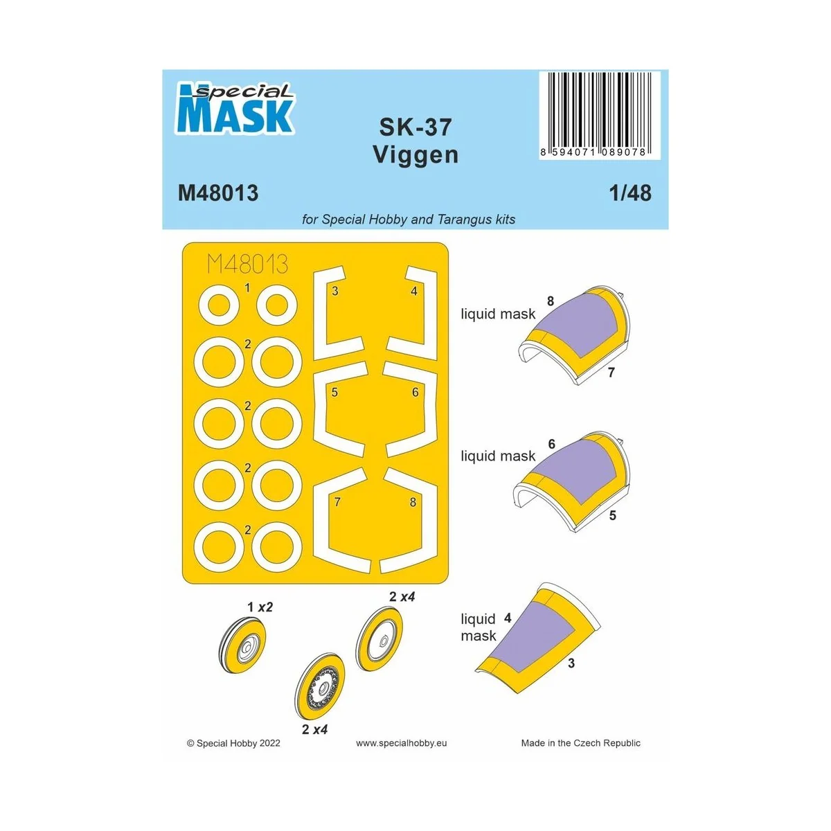 SK-37 Viggen MASK, 1/48 - Special Hobby 100-M48013