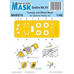 Seafire Mk.15 MASK 1/48 - Special Hobby 100-M48019