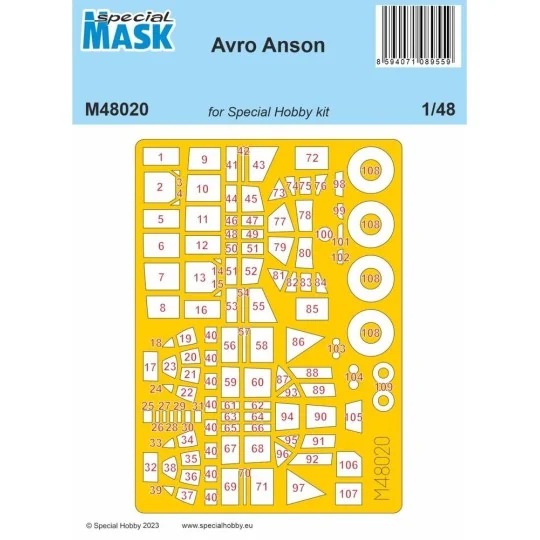 Avro Anson MASK, 1/48 - Special Hobby 100-M48020
