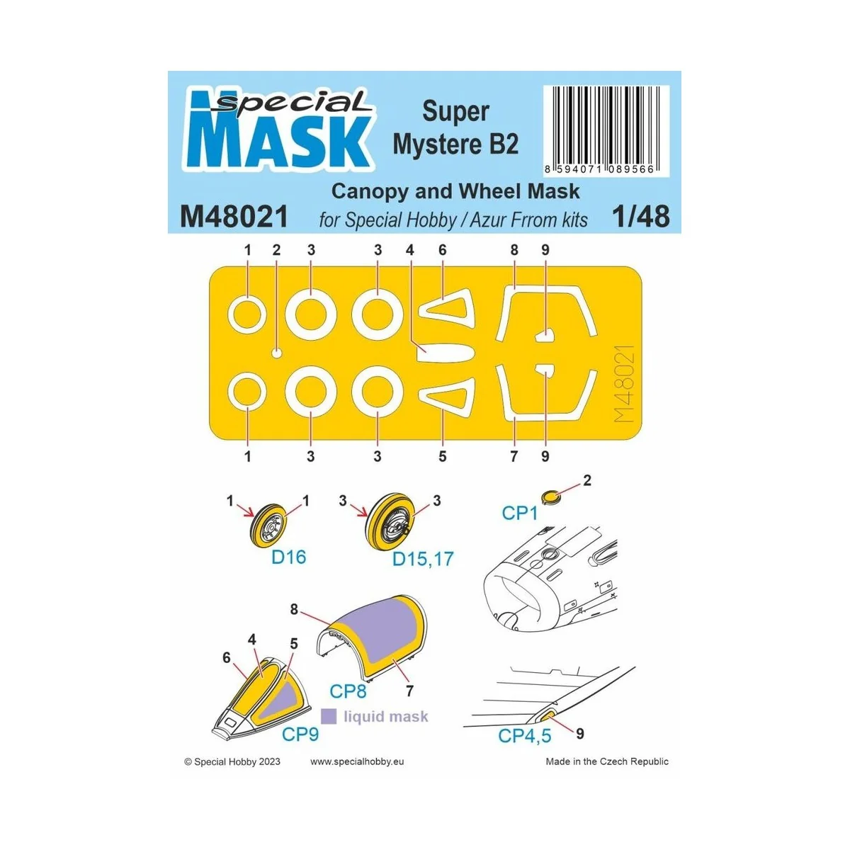 Super Mystere SMB-2 MASK, 1/48 - Special Hobby 100-M48021