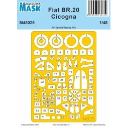 Fiat BR.20 Cicogna MASK, 1/48 - Special Hobby 100-M48025