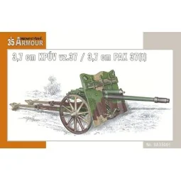 Kanon 3,7cm KPUV vz.37 (3,7cm PAK 37(t) - Special Hobby 100-SA35001