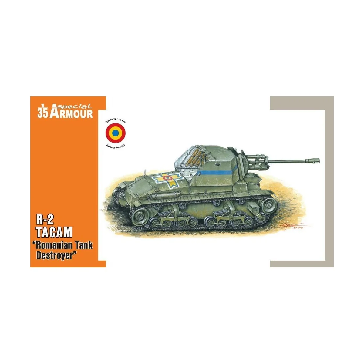 R-2 TACAM "Romanian Tank Destroyer", 1/35 - Special Hobby 100-SA35003