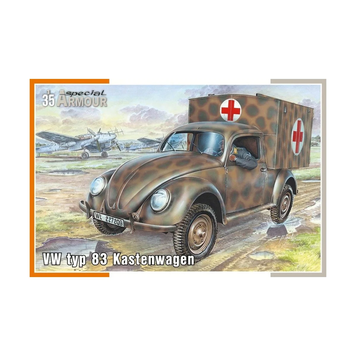 VW typ 83 Kastenwagen, 1/35 - Special Hobby 100-SA35005