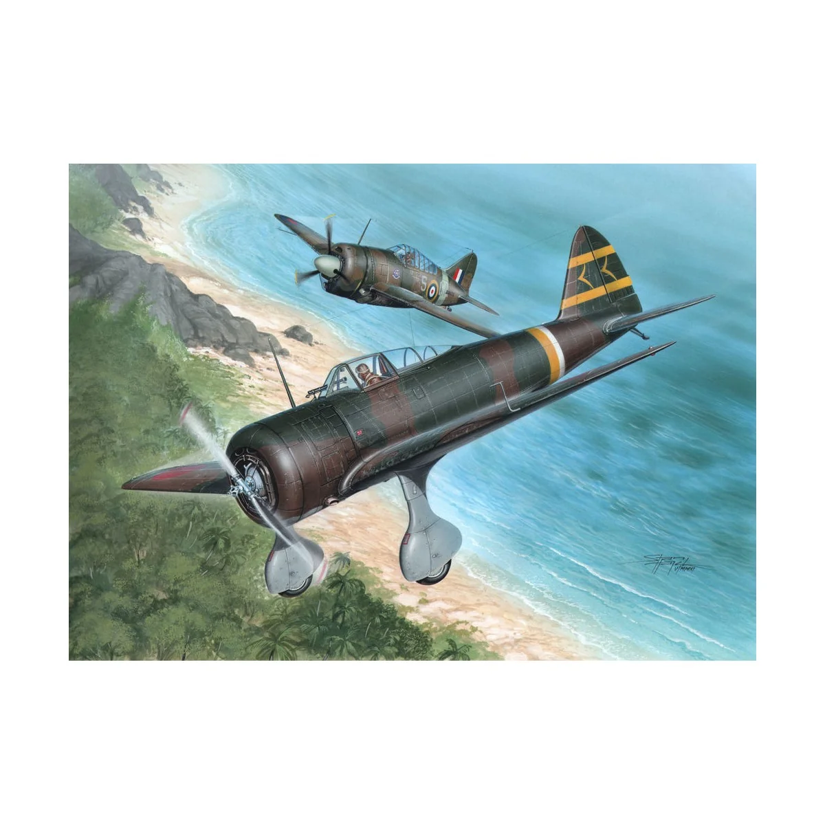 Ki-27 Otsu Nate Over Malaya & Philipp. - Special Hobby 100-SH32040