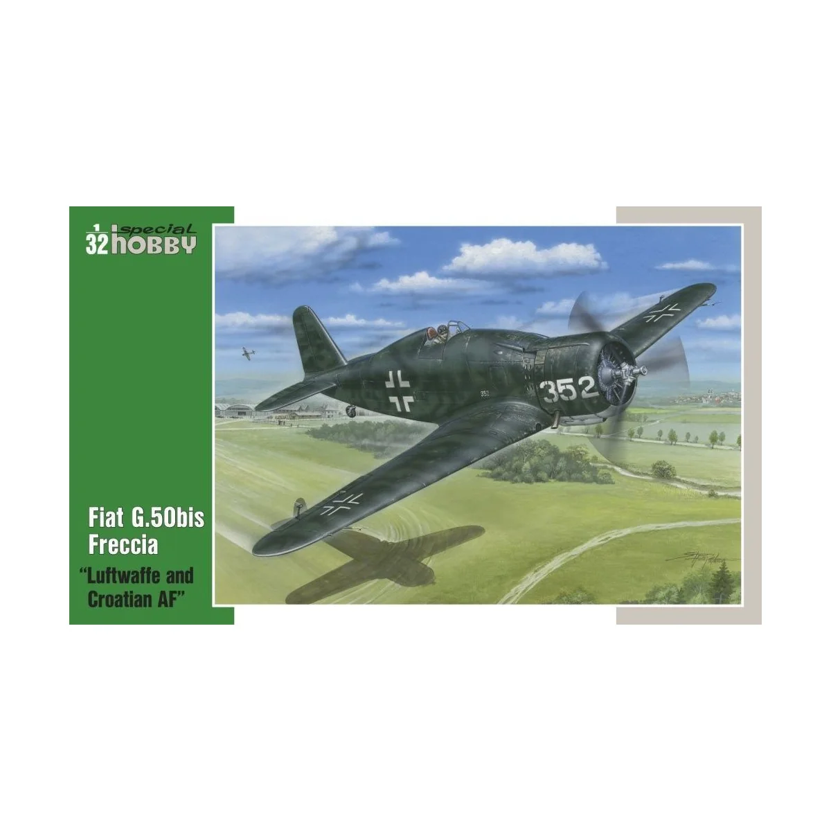 Fiat G.50bis Luftwaffe+Croatian AF - Special Hobby 100-SH32058