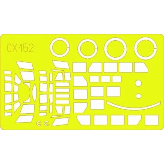 Ju 52/3m für Italeri Bausatz - Eduard Accessories CX152