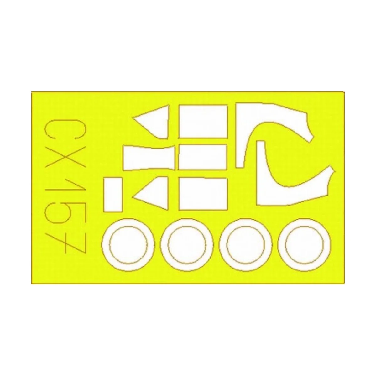 Ki-43 I Oscar Für Fujimi Bausatz, 1/72 - Eduard Accessories CX157