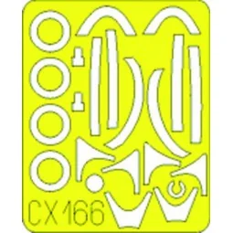 F-16A Fighting Falcon Für Hasegawa Bausatz - Eduard Accessories CX166