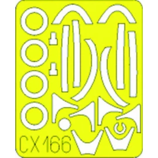 F-16A Fighting Falcon Für Hasegawa Bausatz - Eduard Accessories CX166