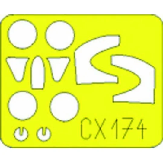 MiG-21bis Für Zvezda Bausatz - Eduard Accessories CX174