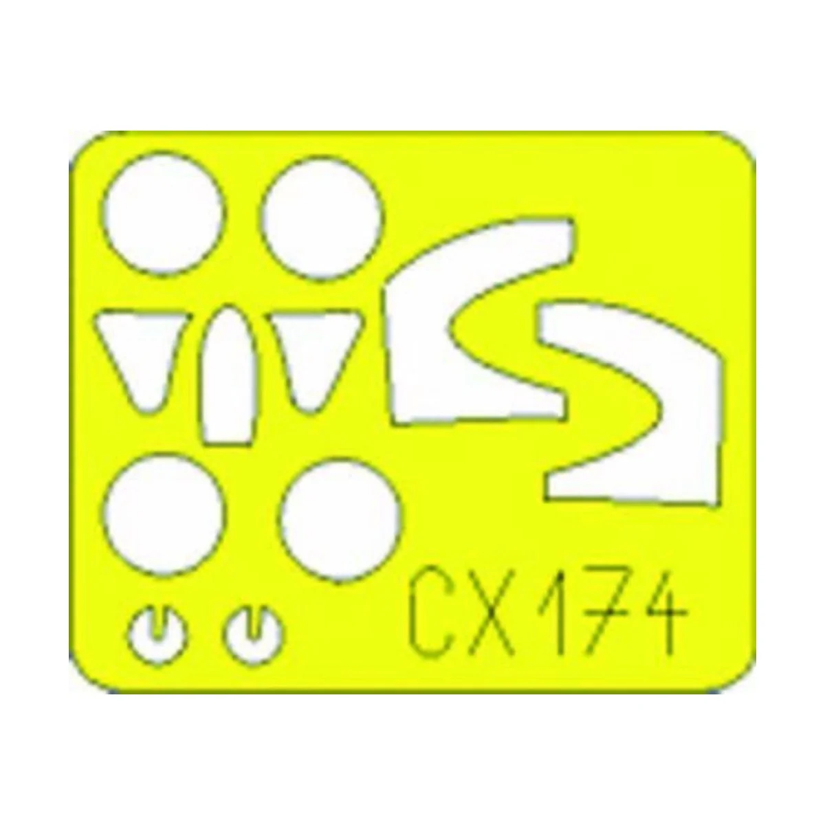 MiG-21bis Für Zvezda Bausatz, 1/72 - Eduard Accessories CX174