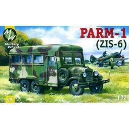 PARM-1 + rubber wheels, 1/72 - Military Wheels MW7207-02