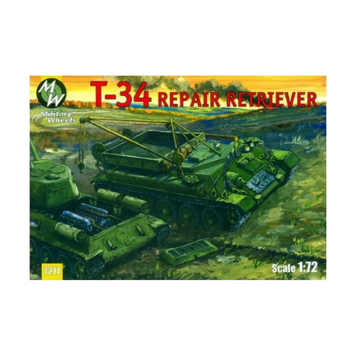 T-34/85 - Military Wheels MW7211