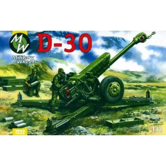 D-30 122 mm, 1/72 - Military Wheels MW7222