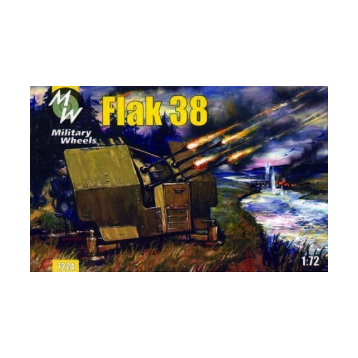 Flak 38, 1/72 - Military Wheels MW7224