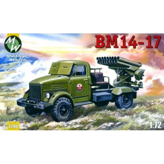 BM-14-17 on the GAZ-51 - Military Wheels MW7240