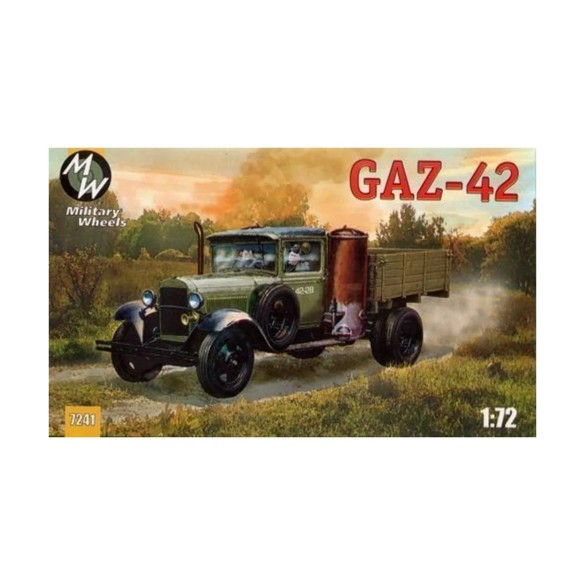 GAZ-42 Soviet truck, 1/72 - Military Wheels MW7241 GAZ-42 Soviet truck, 1/72 - Military Wheels MW7241