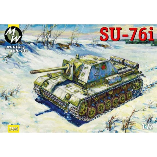 SU-76i, 1/72 - Military Wheels MW7254 SU-76i, 1/72 - Military Wheels MW7254