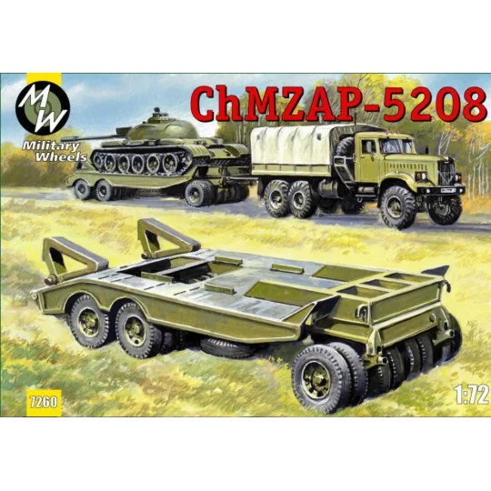 ChMZAP-5208 trailer, 1/72 - Military Wheels MW7260
