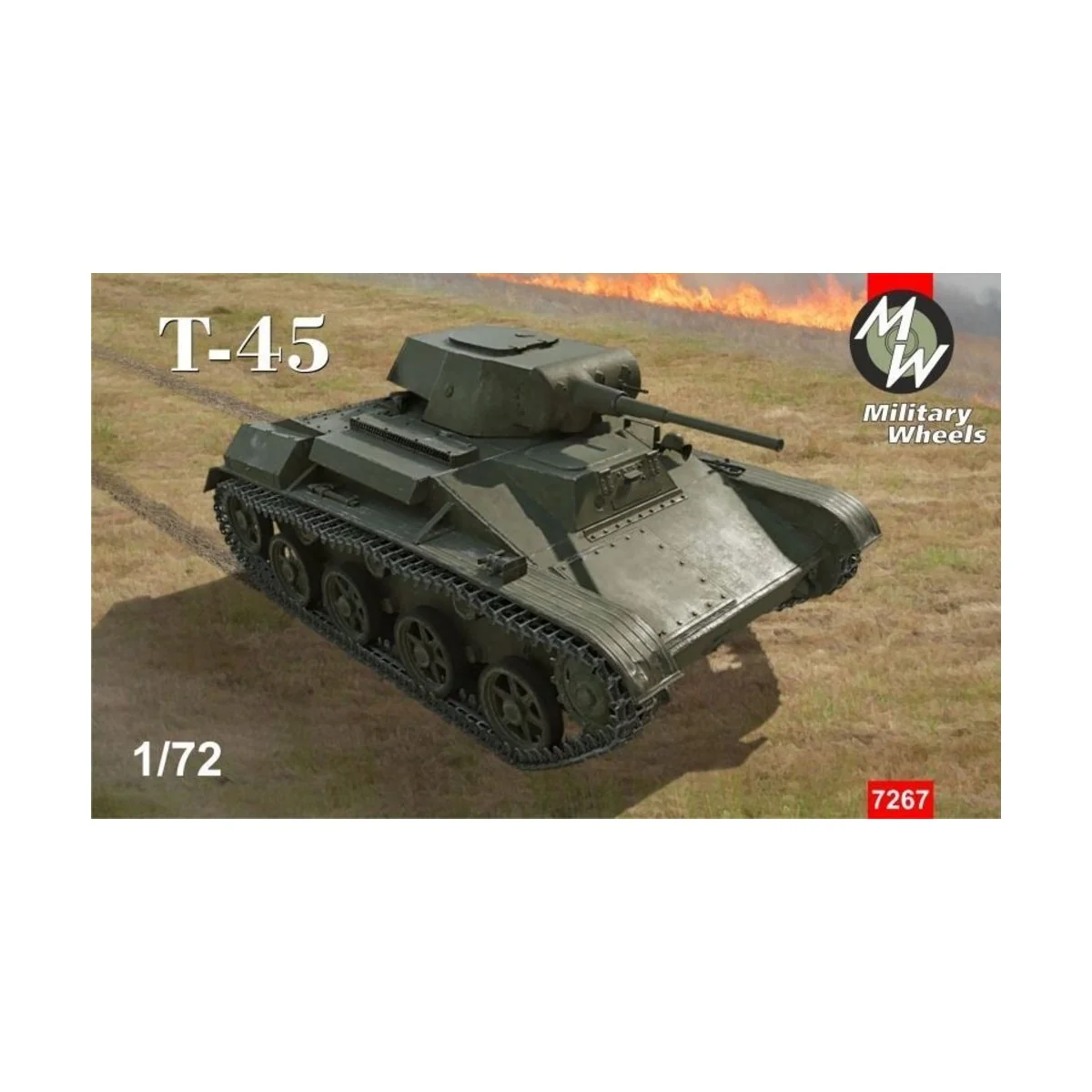 T-45 Light Tank, 1/72 - Military Wheels MW7267