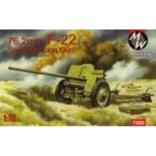 F-22 Soviet 76, 2mm division gun, 1/72 - Military Wheels MW7269 F-22 Soviet 76, 2mm division gun, 1/72 - Military Wheels MW7269