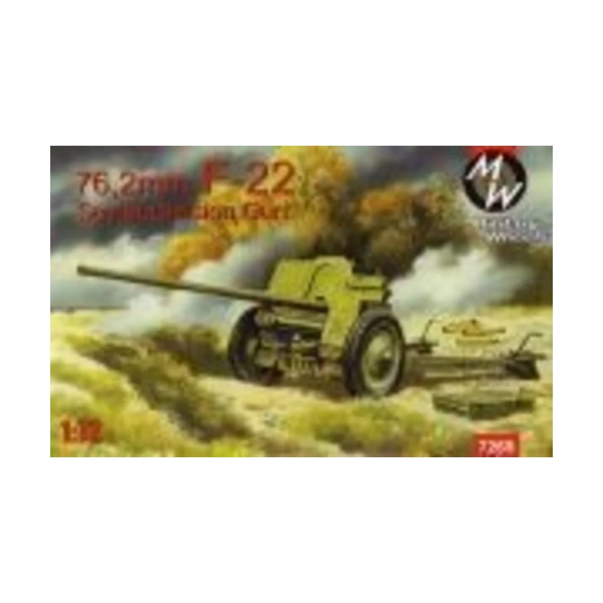 F-22 Soviet 76, 2mm division gun - Military Wheels MW7269