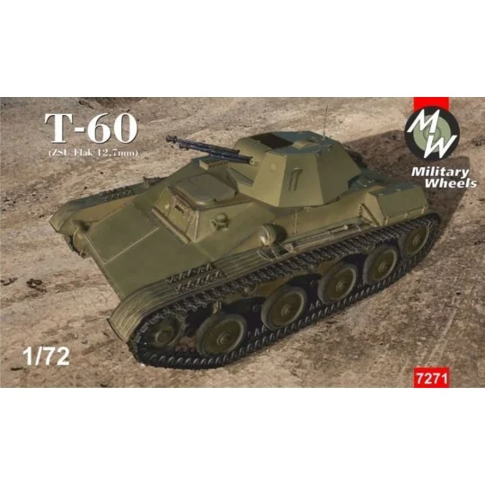 Tank T-60 (ZSU Flak 12,7 mm) - Military Wheels MW7271