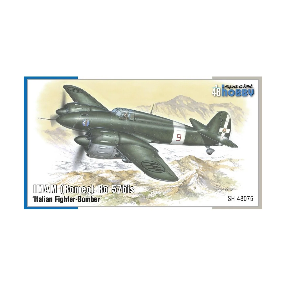 Romeo Ro.57bis ‘Italian Fighter-Bomber’, 1/48 - Special Hobby 100-S... Romeo Ro.57bis ‘Italian Fighter-Bomber’, 1/48 - Special Hobby 100-S...