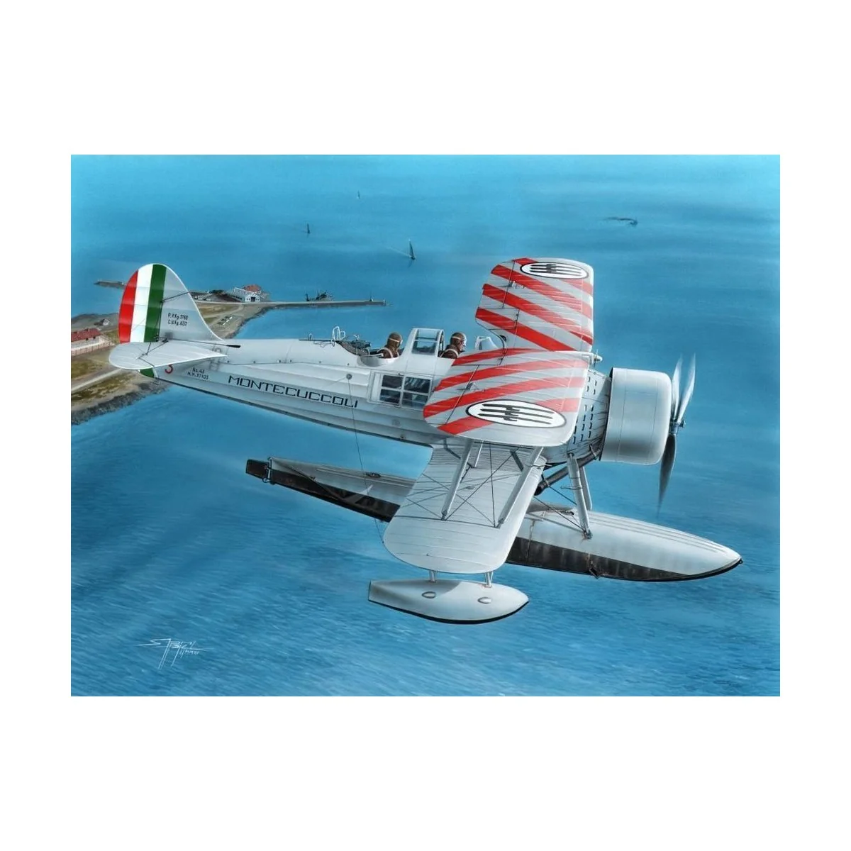 IMAM (Romeo)Ro.43 Red Striped - Special Hobby 100-SH48137