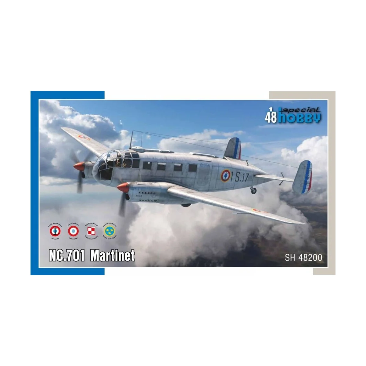 SNCAC NC.701 Martinet, 1/48 - Special Hobby 100-SH48200 SNCAC NC.701 Martinet, 1/48 - Special Hobby 100-SH48200