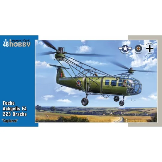 Focke Achgelis FA 223 Drache Captured - Special Hobby 100-SH48201