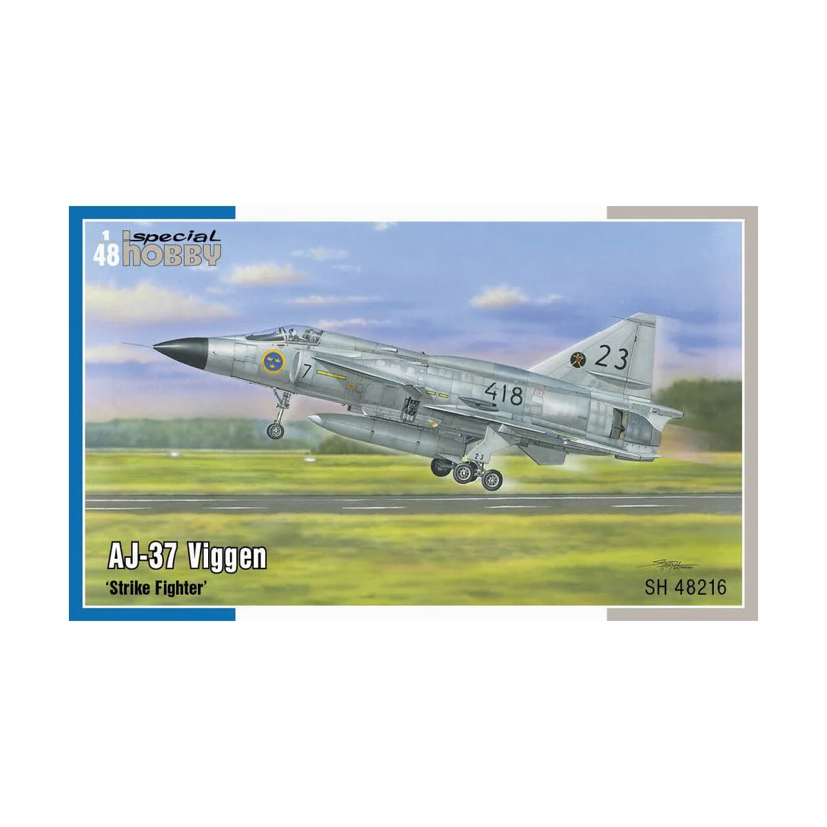 AJ-37 Viggen Strike Fighter, 1/48 - Special Hobby 100-SH48216