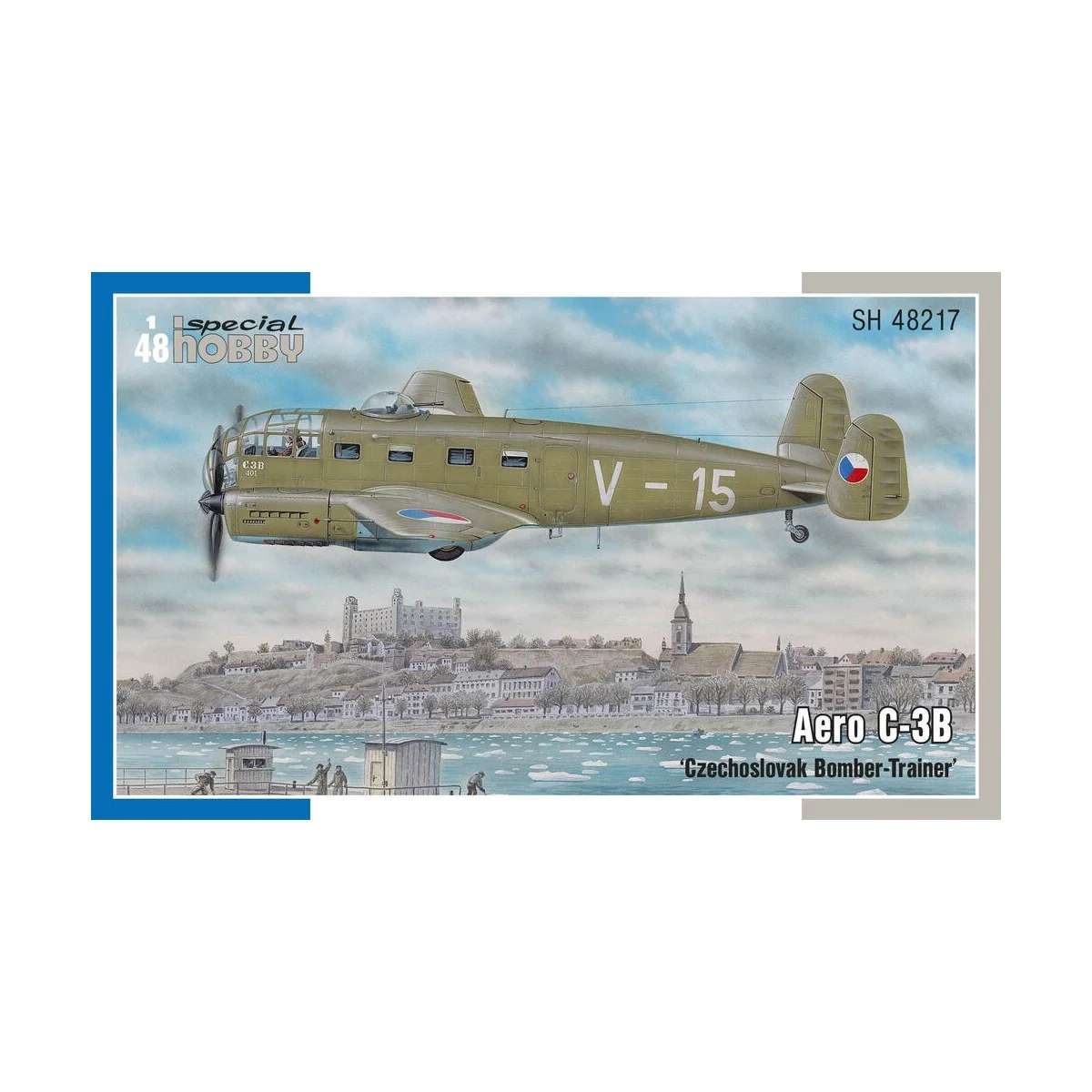 Aero C-3B Czechoslovak Bomber-Trainer, 1/48 - Special Hobby 100-SH4... Aero C-3B Czechoslovak Bomber-Trainer, 1/48 - Special Hobby 100-SH4...