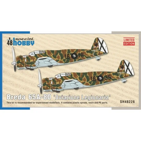 Breda 65A-80 'Aviazione Legionaria', 1/48 - Special Hobby 100-SH48226 Breda 65A-80 'Aviazione Legionaria', 1/48 - Special Hobby 100-SH48226