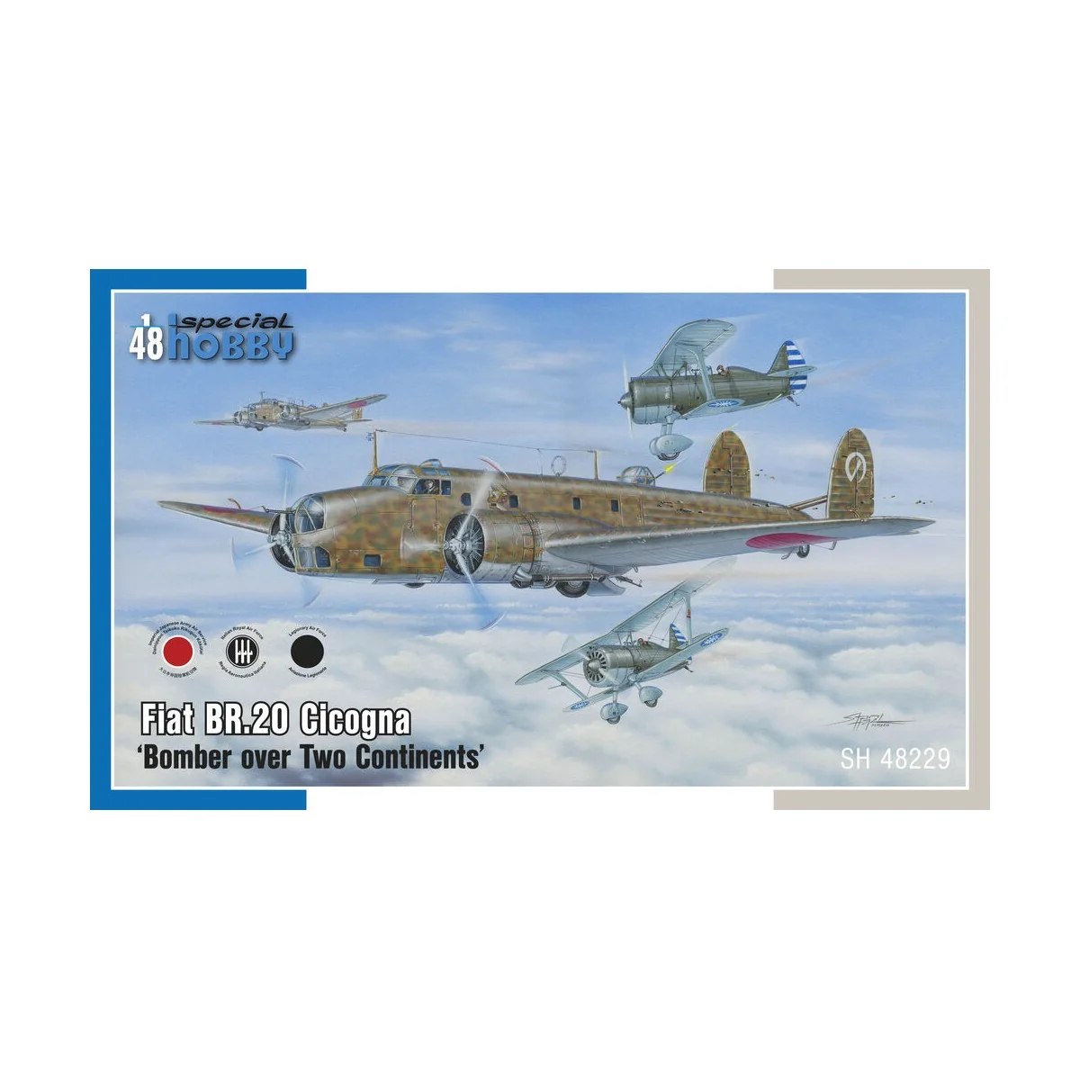 Fiat Br.20 Cicogna ‘Bomber over Two Continents’, 1/48 - Special Hob...