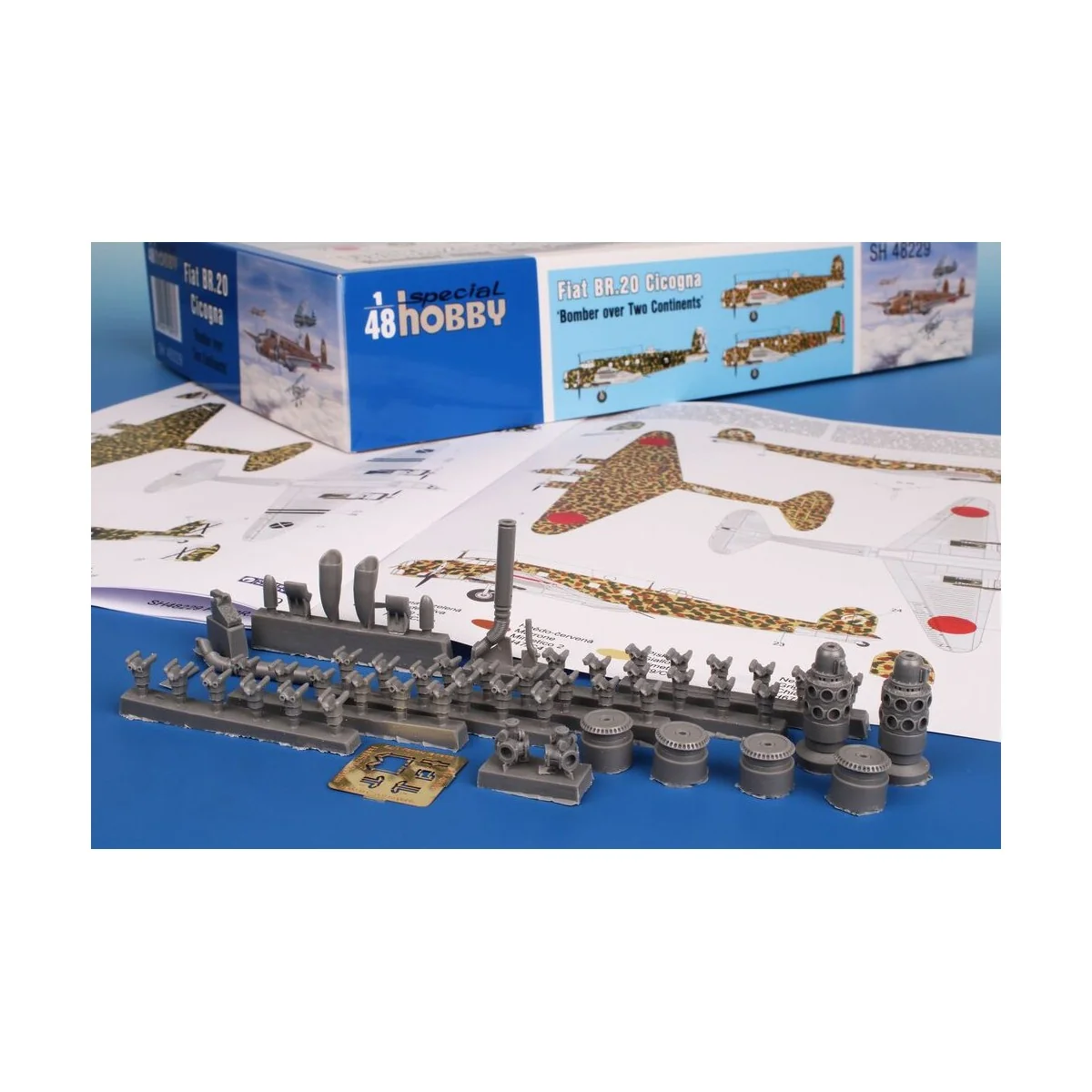 Fiat Br.20 Cicogna ‘Bomber over Two Continents’, 1/48 - Special Hob...