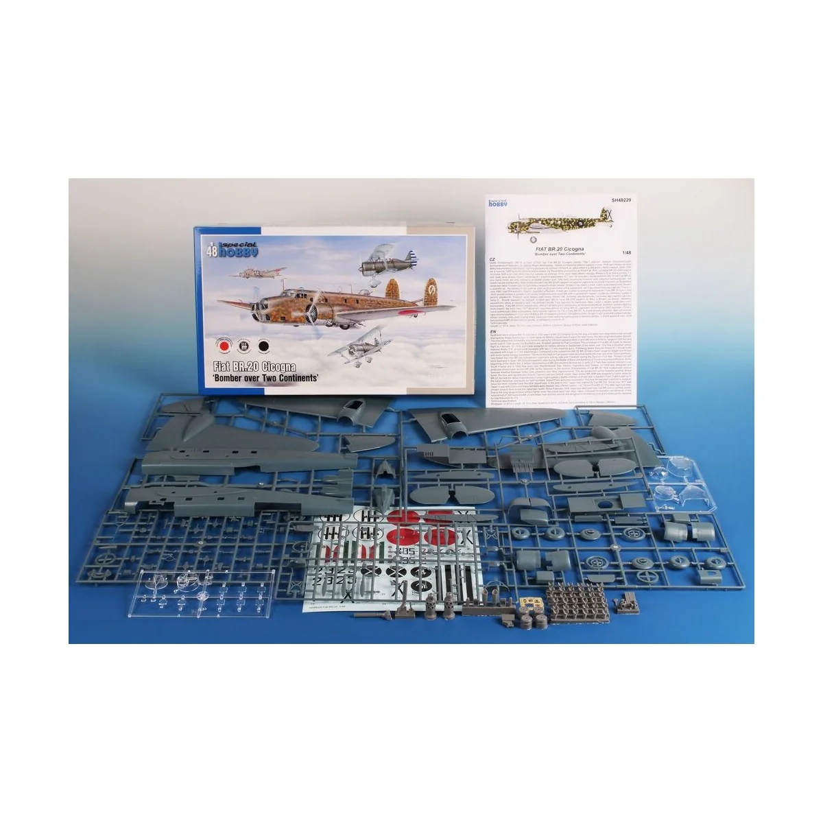 Fiat Br.20 Cicogna ‘Bomber over Two Continents’, 1/48 - Special Hob...