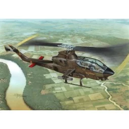 AH-1G Cobra Over Vietnam with M-35 Gun System Hi-Tech Kit - Special...