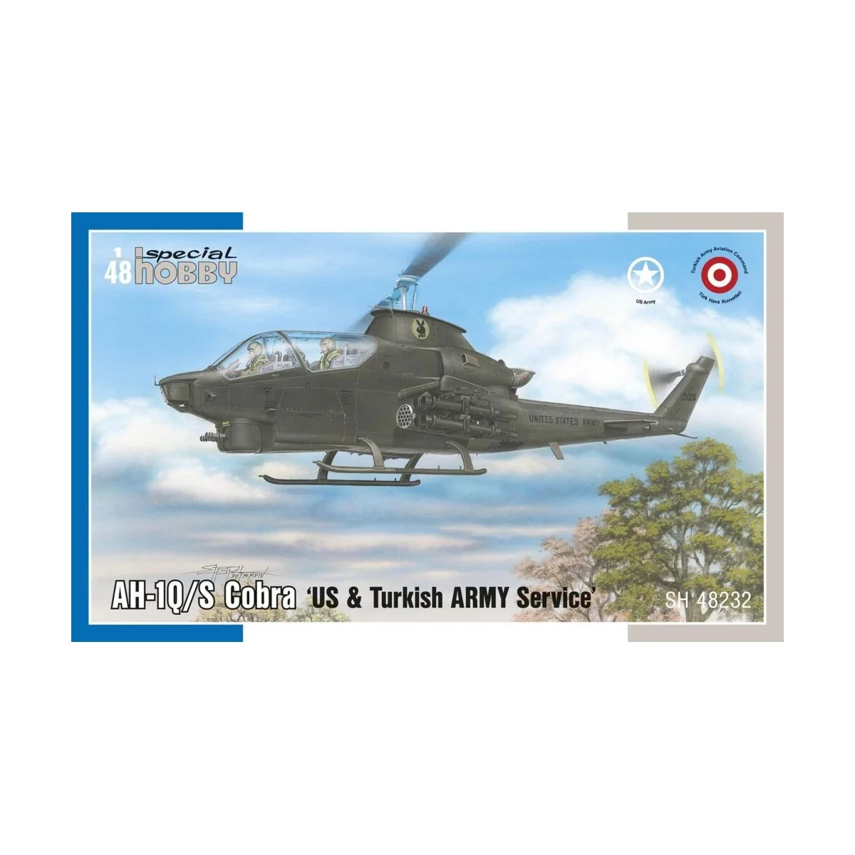 AH-1Q/S Cobra ‘US & Turkish Army Service’ 1/48 - Special Hobby 100-...